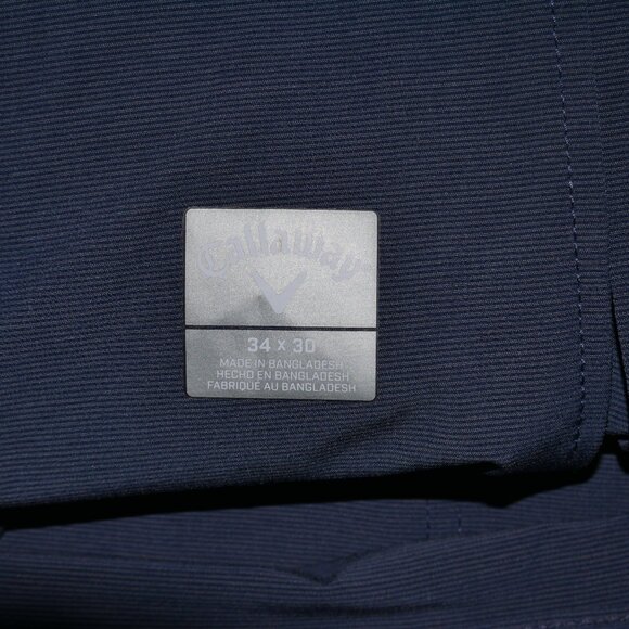 Lot of 2 Callaway Men's Size 34x30 Performance Stretch Golf Pants Blue Black - Picture 9 of 16